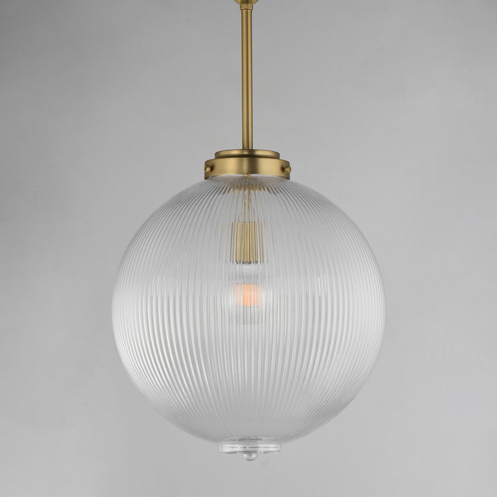 Maxim - 15196CRSBR - One Light Pendant - Kasbah - Satin Brass