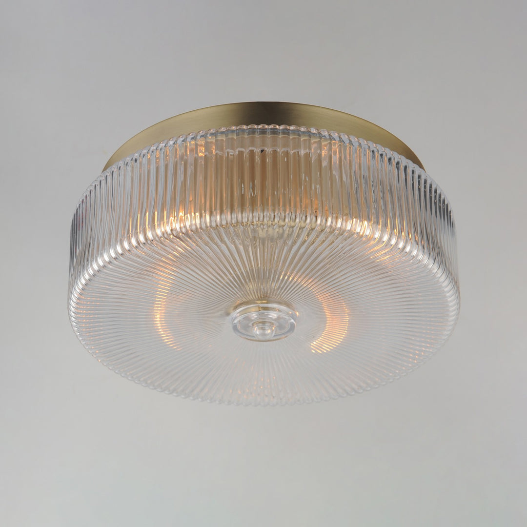 Maxim - 15199CRSBR - Four Light Flush Mount - Kasbah - Satin Brass