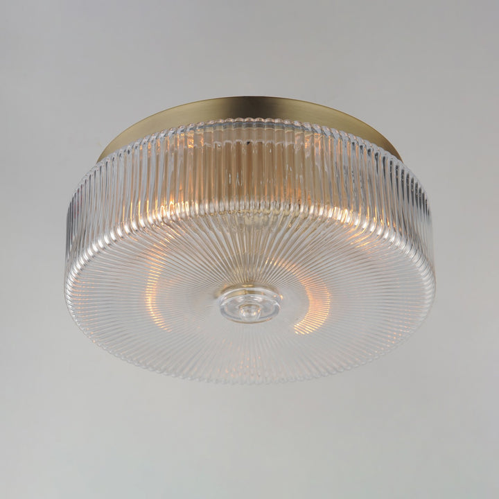 Maxim - 15199CRSBR - Four Light Flush Mount - Kasbah - Satin Brass