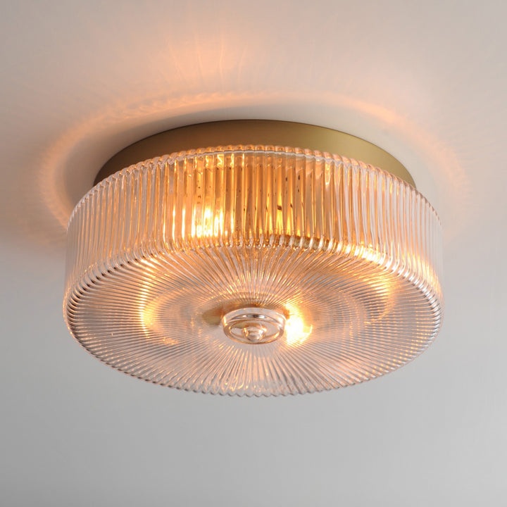 Maxim - 15199CRSBR - Four Light Flush Mount - Kasbah - Satin Brass