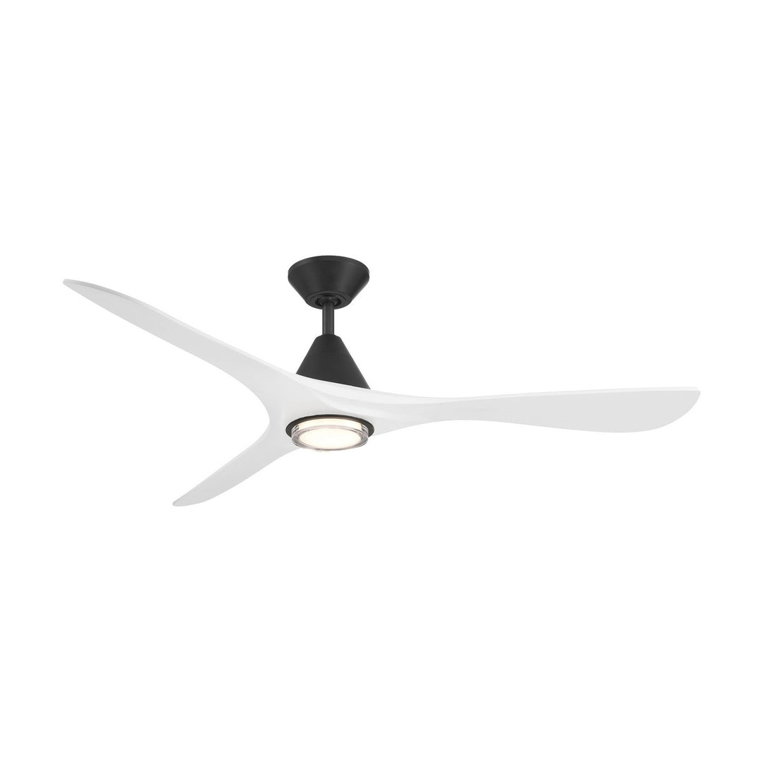 Modern Forms Fans Canada - FR-D2504-60L-MB/MW - 60"Ceiling Fan - Carve - Matte Black/Matte White
