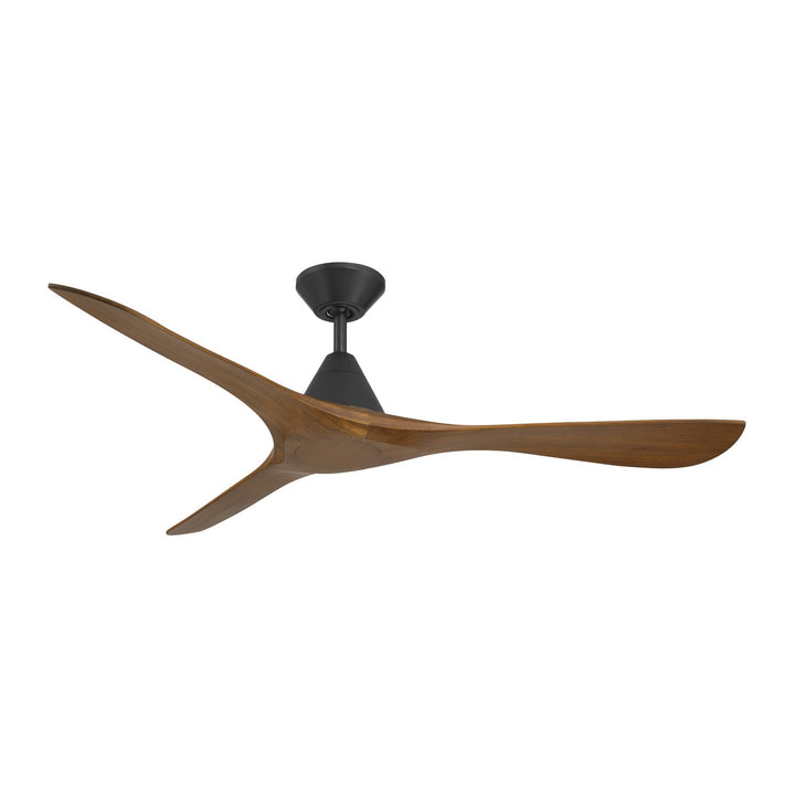 Modern Forms Fans Canada - FR-D2504-60-MB/DK - 60"Ceiling Fan - Carve - Matte Black/Distressed Koa