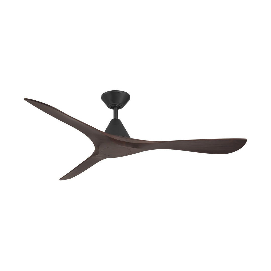 Modern Forms Fans Canada - FR-D2504-60-MB/DW - 60"Ceiling Fan - Carve - Matte Black/Dark Walnut