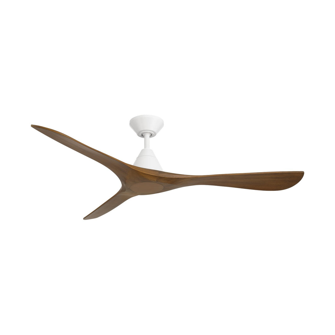 Modern Forms Fans Canada - FR-D2504-60-MW/DK - 60"Ceiling Fan - Carve - Matte White/Distressed Koa