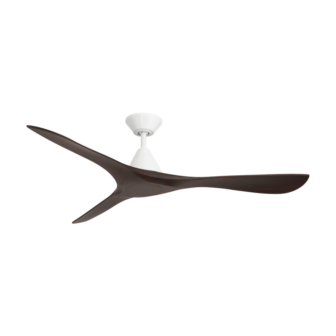 Modern Forms Fans Canada - FR-D2504-60-MW/DW - 60"Ceiling Fan - Carve - Matte White/Dark Walnut