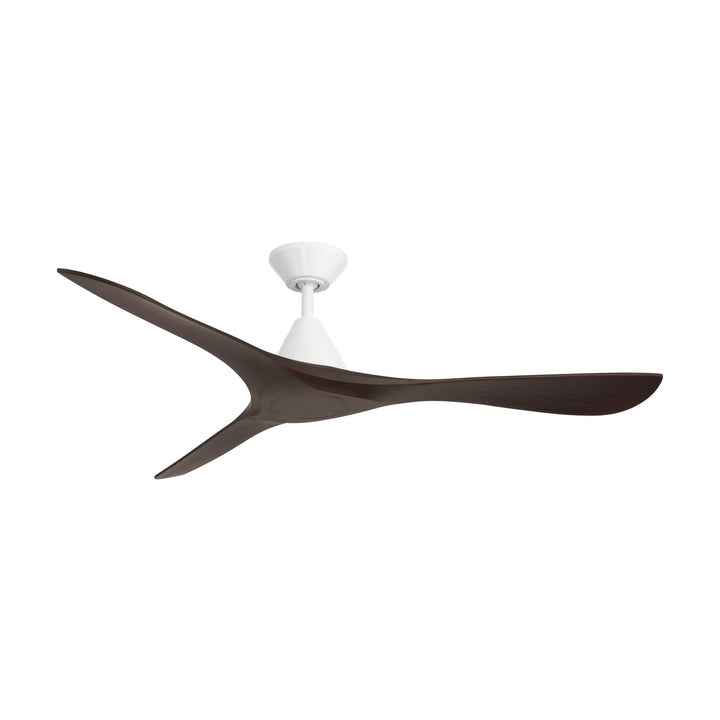 Modern Forms Fans Canada - FR-D2504-60-MW/DW - 60"Ceiling Fan - Carve - Matte White/Dark Walnut