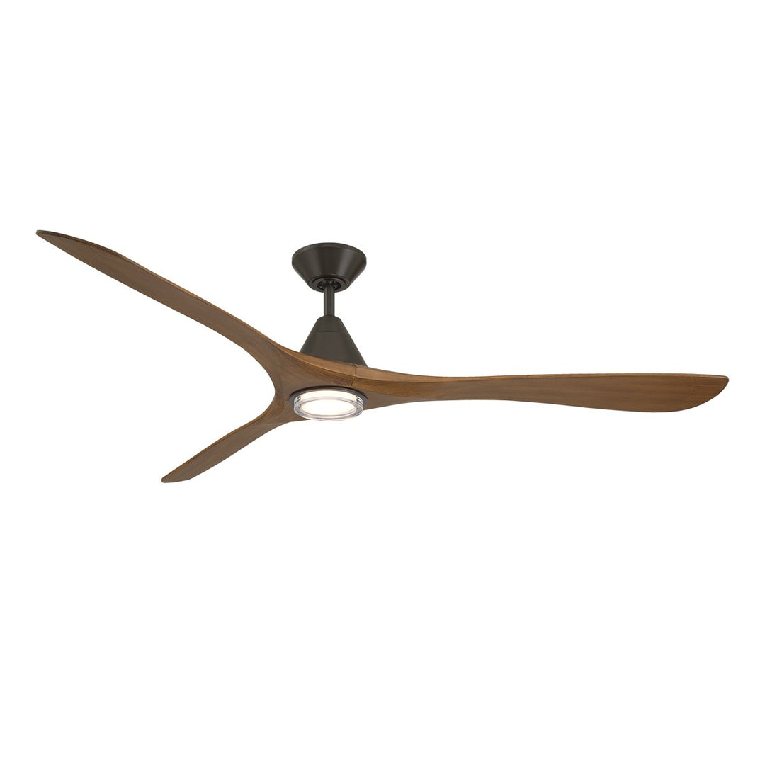 Modern Forms Fans Canada - FR-D2504-72L-BZ/DK - 72"Ceiling Fan - Carve - Bronze/Distressed Koa