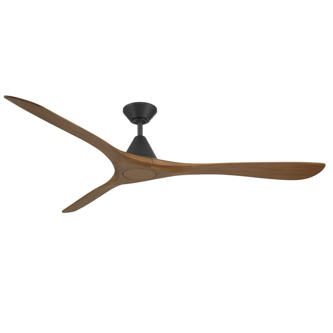 Modern Forms Fans Canada - FR-D2504-72-MB/DK - 72"Ceiling Fan - Carve - Matte Black/Distressed Koa