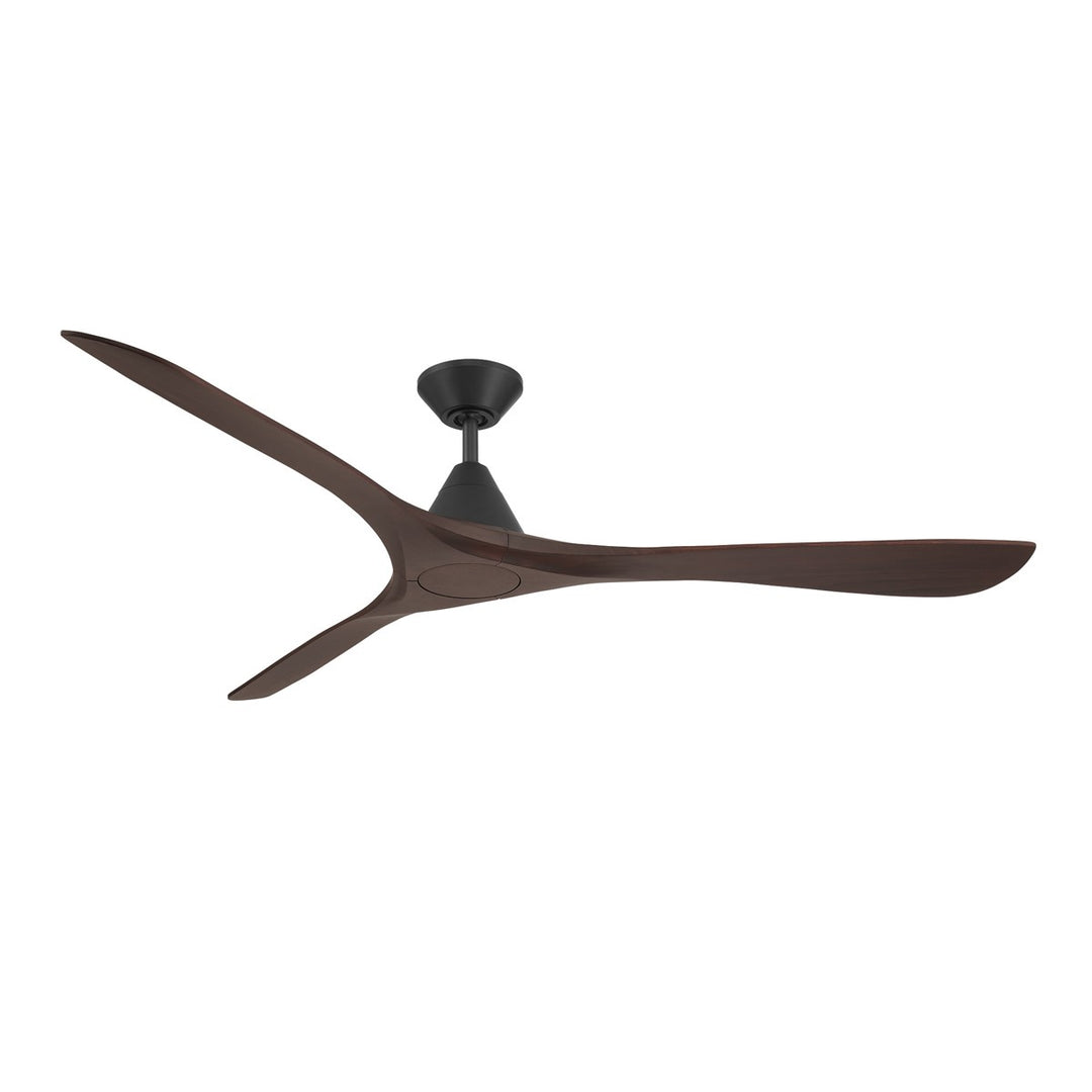 Modern Forms Fans Canada - FR-D2504-72-MB/DW - 72"Ceiling Fan - Carve - Matte Black/Dark Walnut
