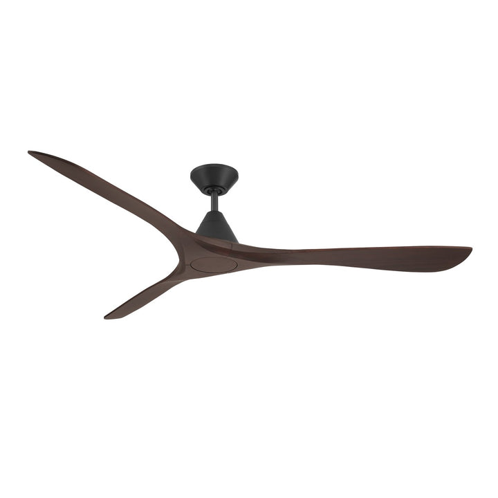 Modern Forms Fans Canada - FR-D2504-72-MB/DW - 72"Ceiling Fan - Carve - Matte Black/Dark Walnut