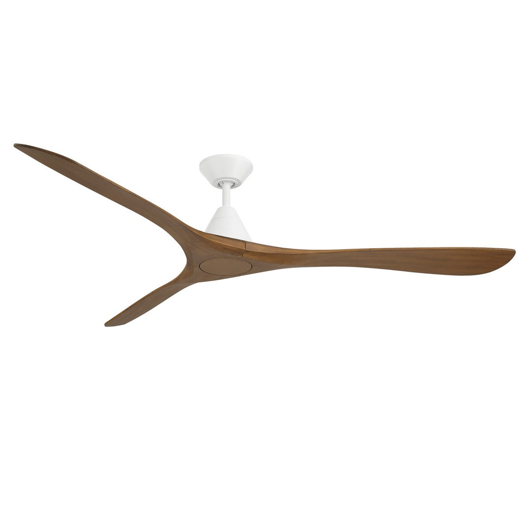 Modern Forms Fans Canada - FR-D2504-72-MW/DK - 72"Ceiling Fan - Carve - Matte White/Distressed Koa