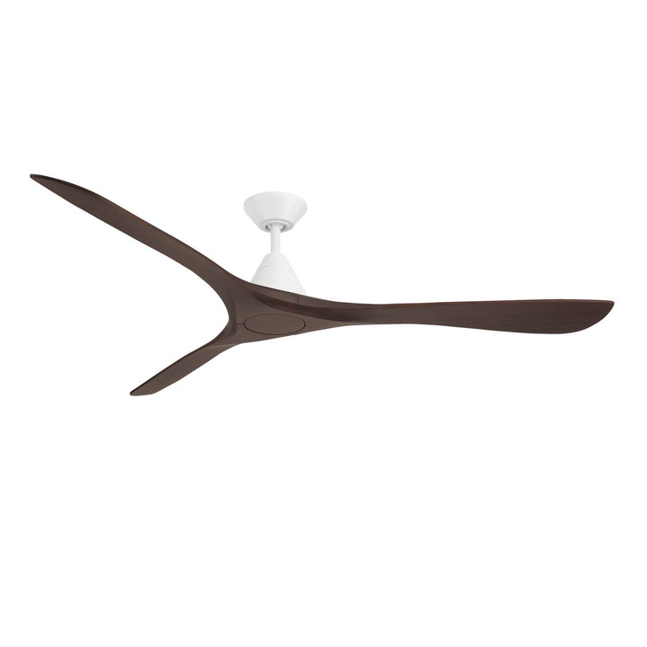 Modern Forms Fans Canada - FR-D2504-72-MW/DW - 72"Ceiling Fan - Carve - Matte White/Dark Walnut