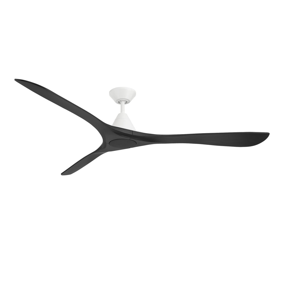 Modern Forms Fans Canada - FR-D2504-72-MW/MB - 72"Ceiling Fan - Carve - Matte White/Matte Black