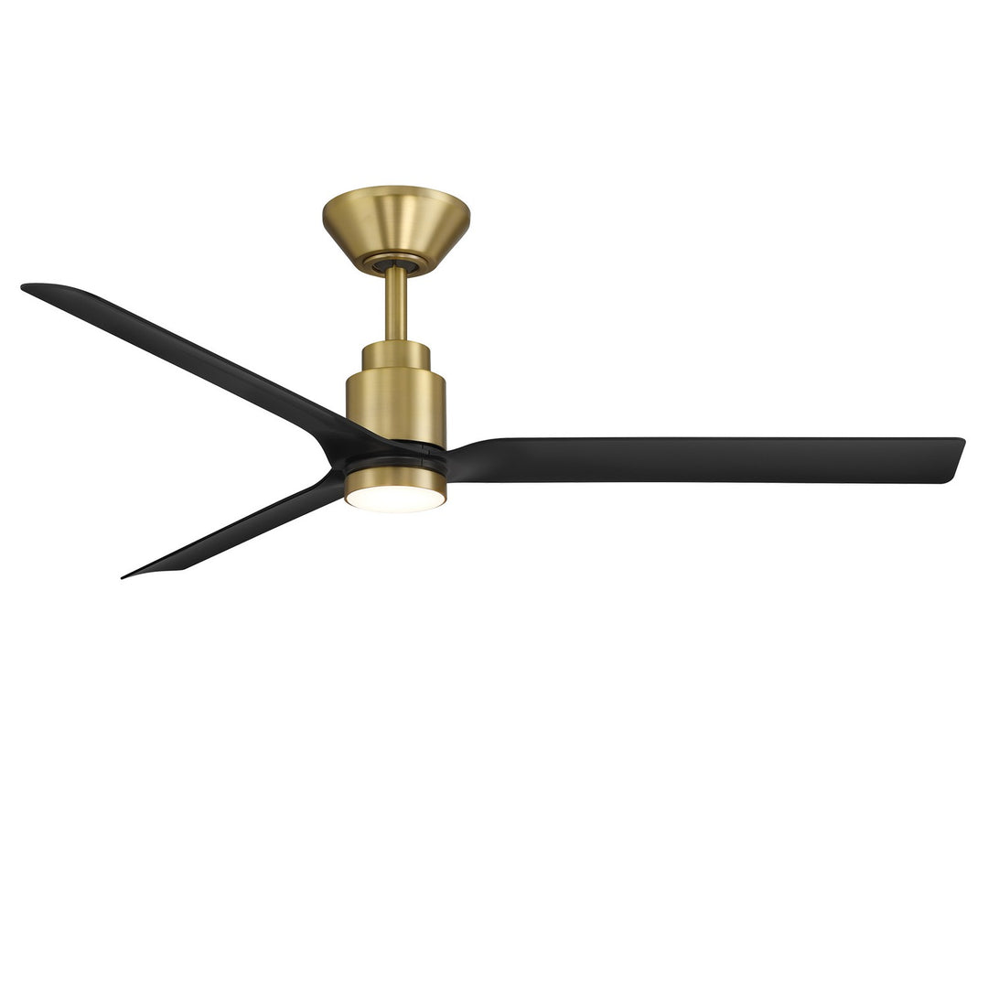 Modern Forms Fans Canada - FR-W2502-52L-SB/MB - 52"Ceiling Fan - Smooth - Soft Brass/Matte Black