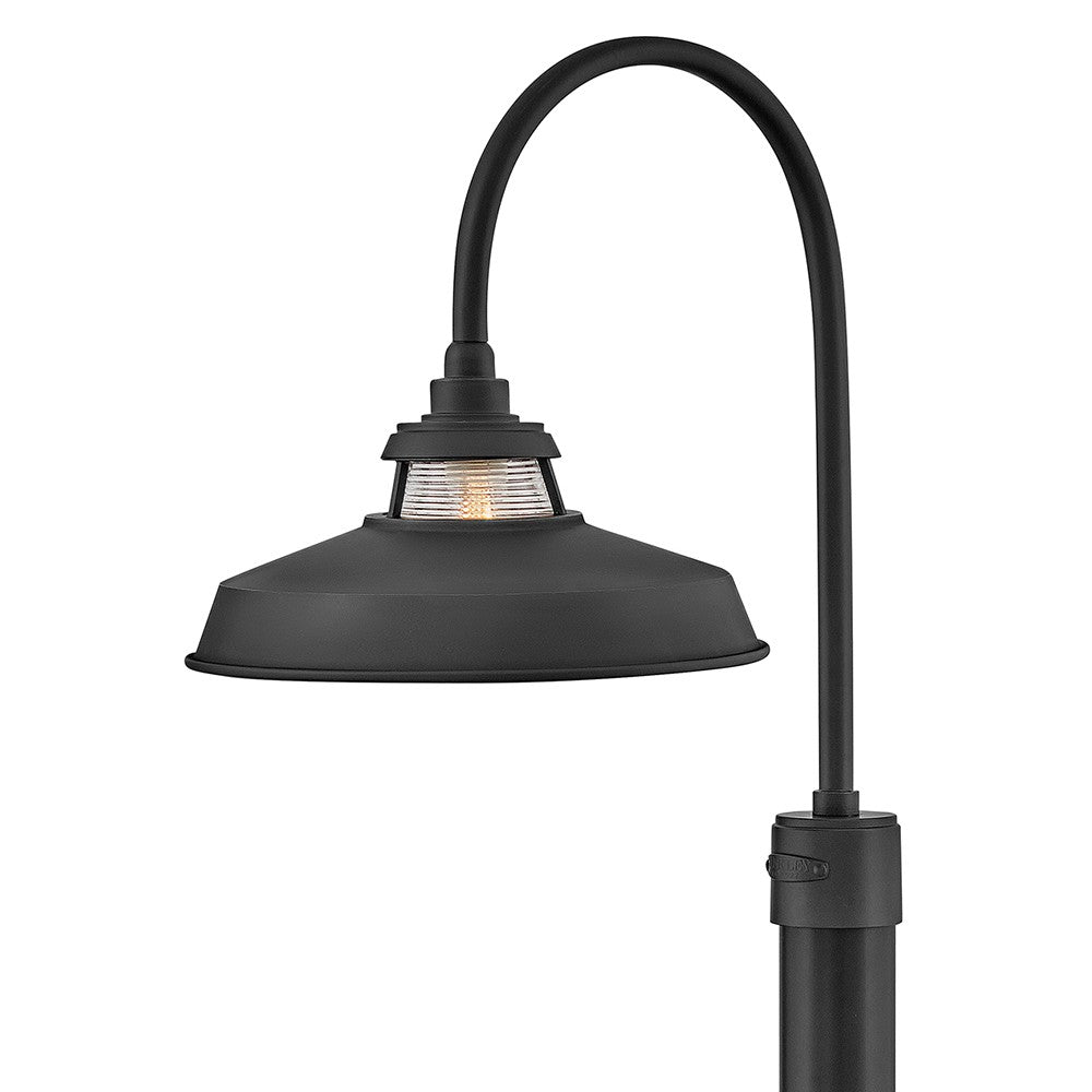 Troyer LED Post Mount in Black - available from The Lighting Shoppe, trusted by Canadian homeowners