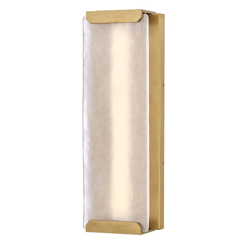 Zayde LED Wall Mount in Heritage Brass - available from The Lighting Shoppe, trusted by Canadian homeowners