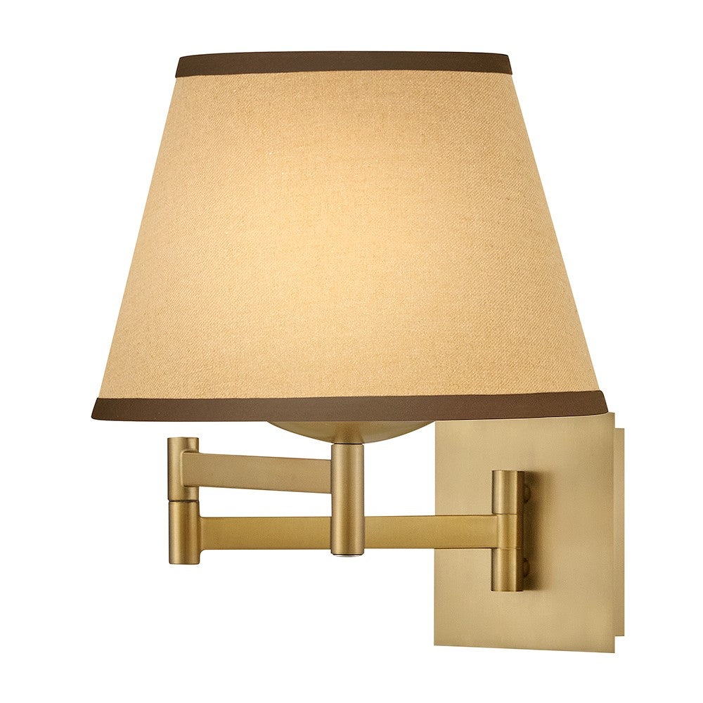 Sonia LED Wall Sconce in Lacquered Brass - available from The Lighting Shoppe, trusted by Canadian homeowners