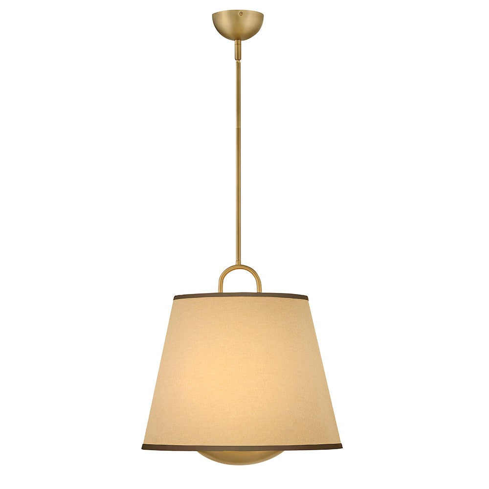 Sonia LED Pendant in Lacquered Brass - available from The Lighting Shoppe, trusted by Canadian homeowners