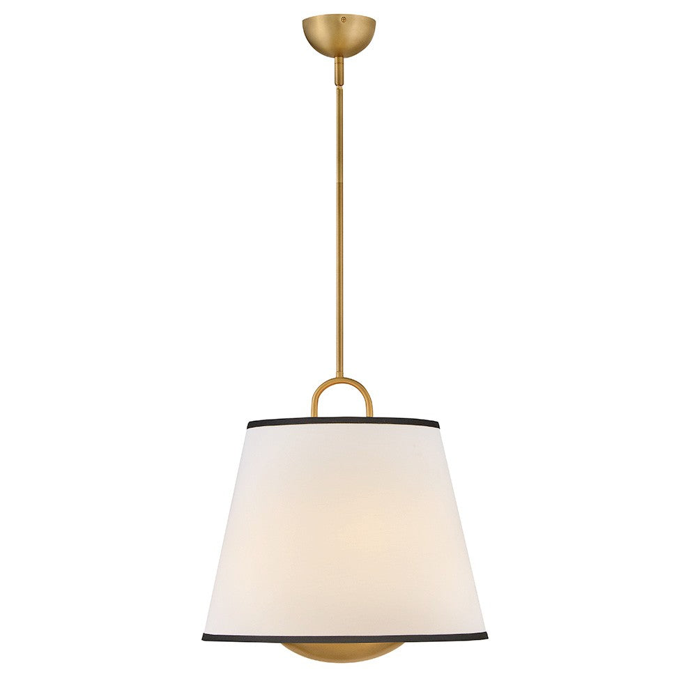 Sonia LED Pendant in Lacquered Brass - available from The Lighting Shoppe, trusted by Canadian homeowners