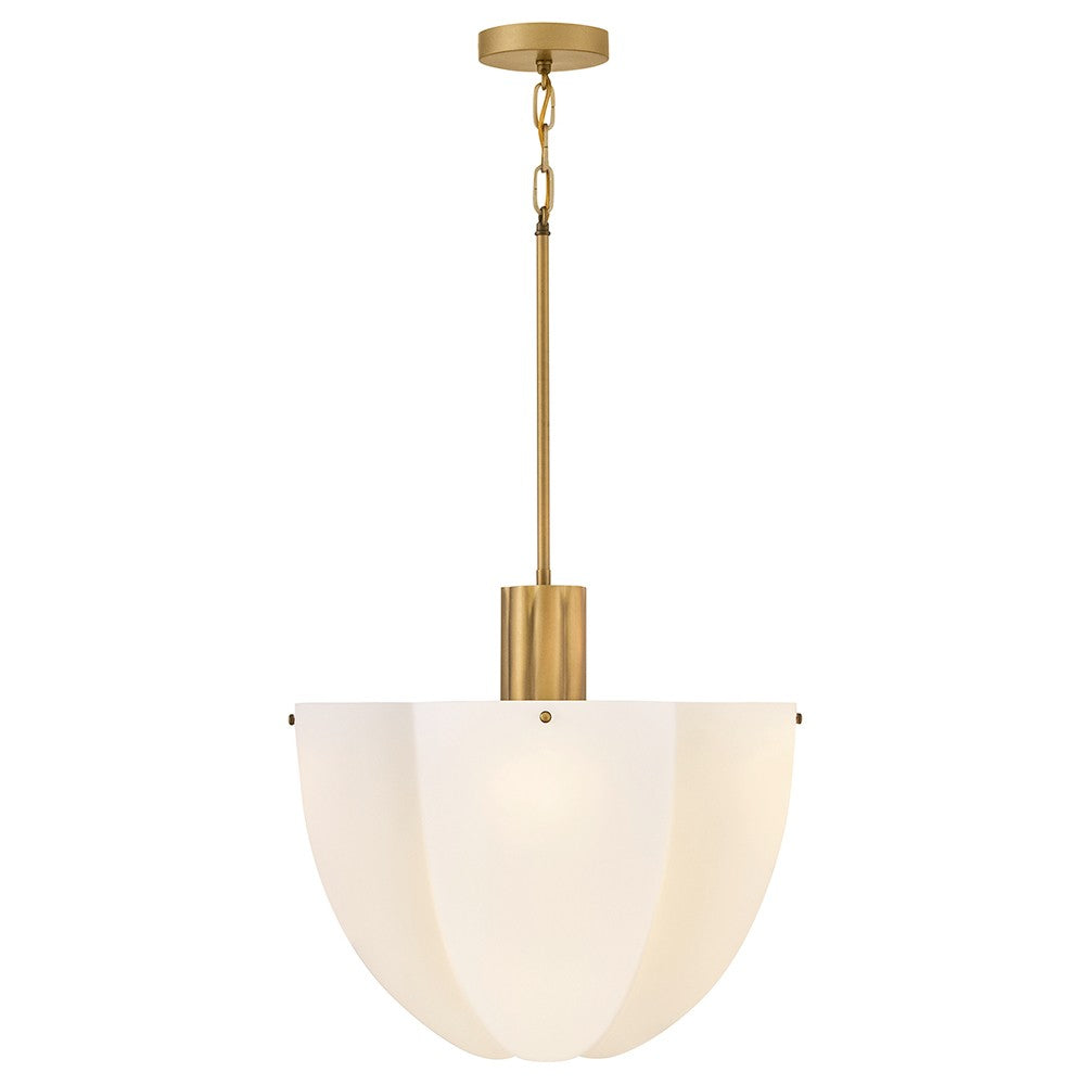 Becca LED Pendant in Heritage Brass - available from The Lighting Shoppe, trusted by Canadian homeowners