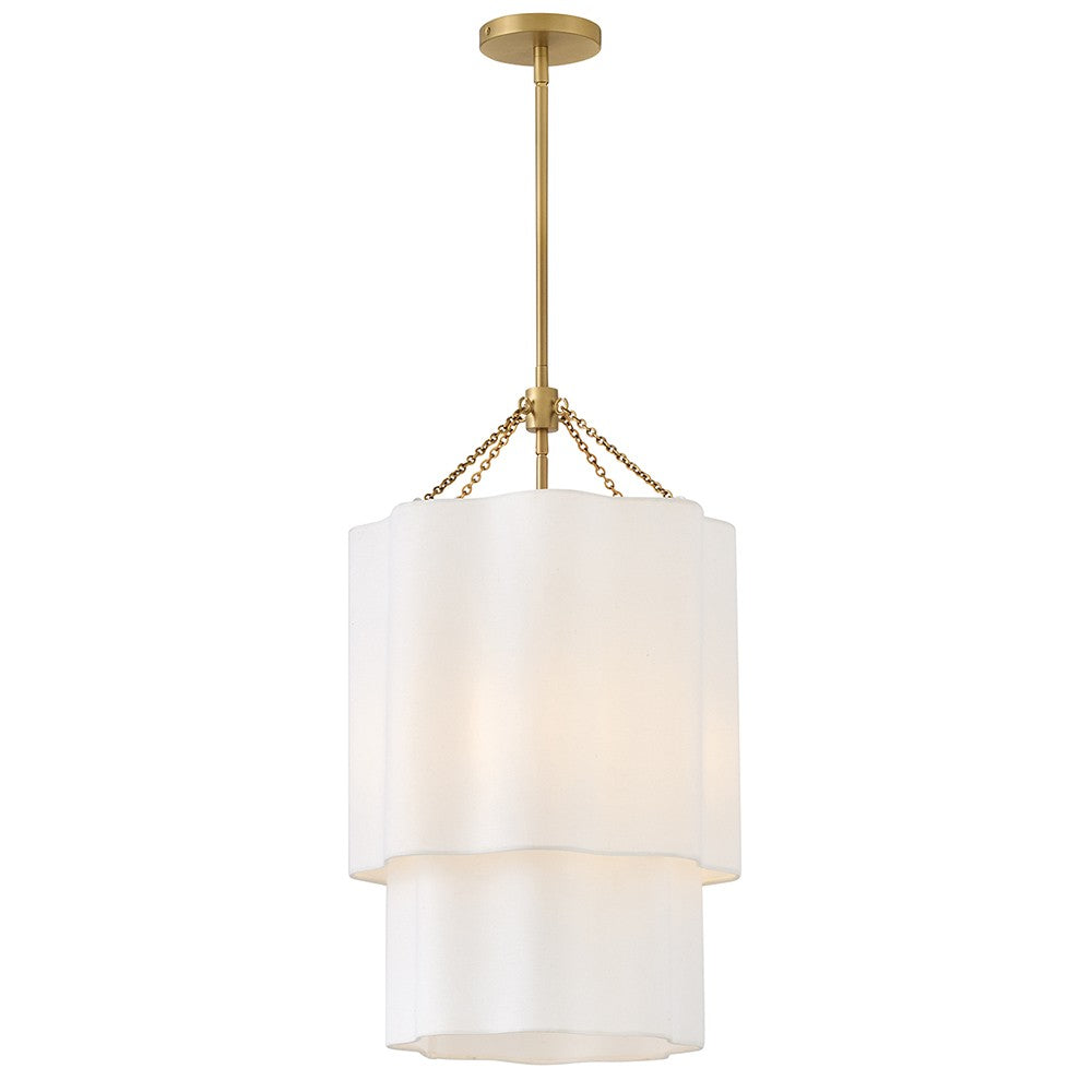 Gwen LED Pendant in Lacquered Brass - available from The Lighting Shoppe, trusted by Canadian homeowners