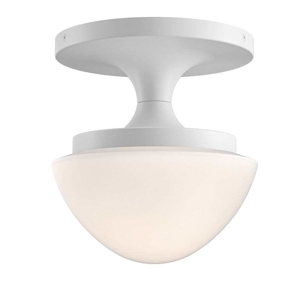 Knox LED Semi-Flush Mount in Chalk White - available from The Lighting Shoppe, trusted by Canadian homeowners