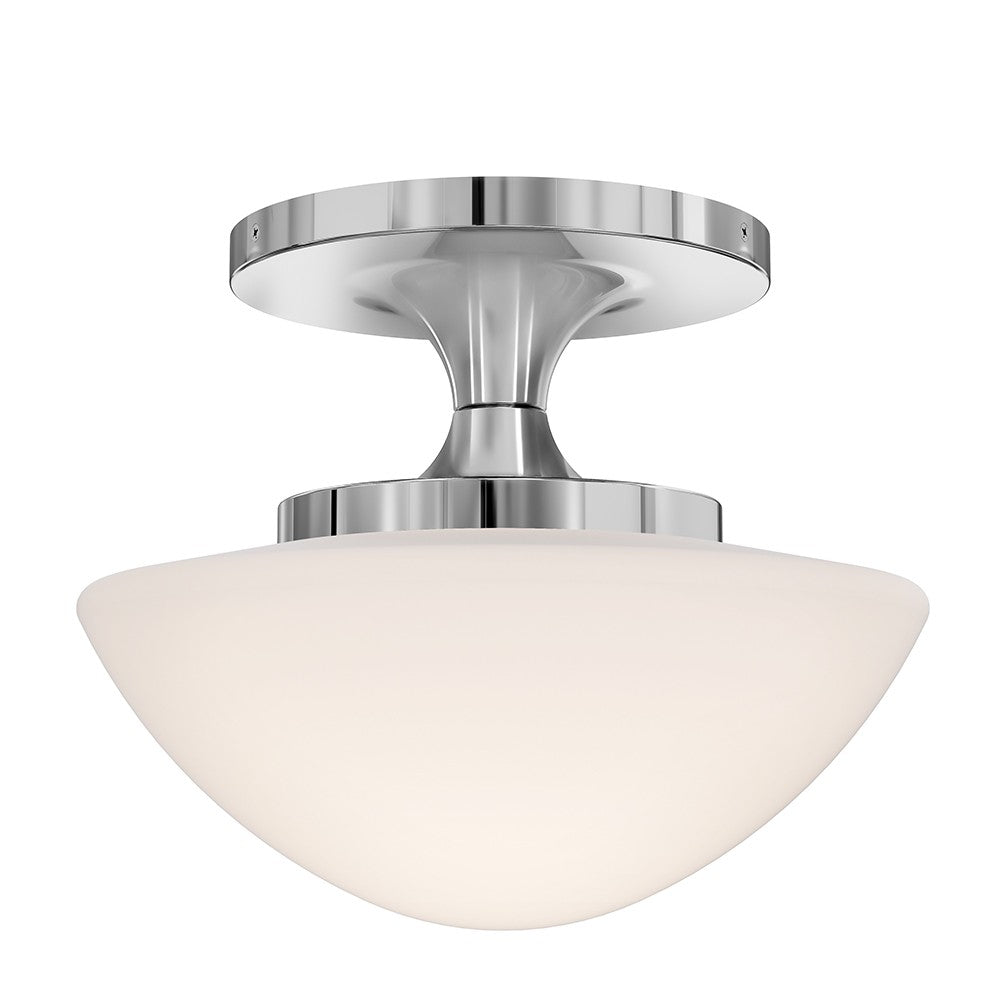 Knox LED Semi-Flush Mount in Chrome - available from The Lighting Shoppe, trusted by Canadian homeowners