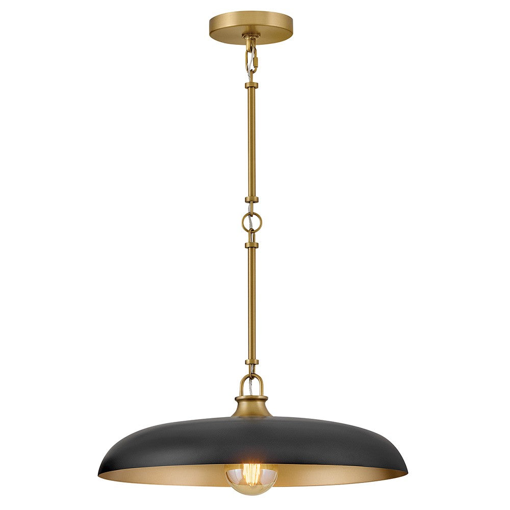 Sadie LED Pendant in Lacquered Brass - available from The Lighting Shoppe, trusted by Canadian homeowners
