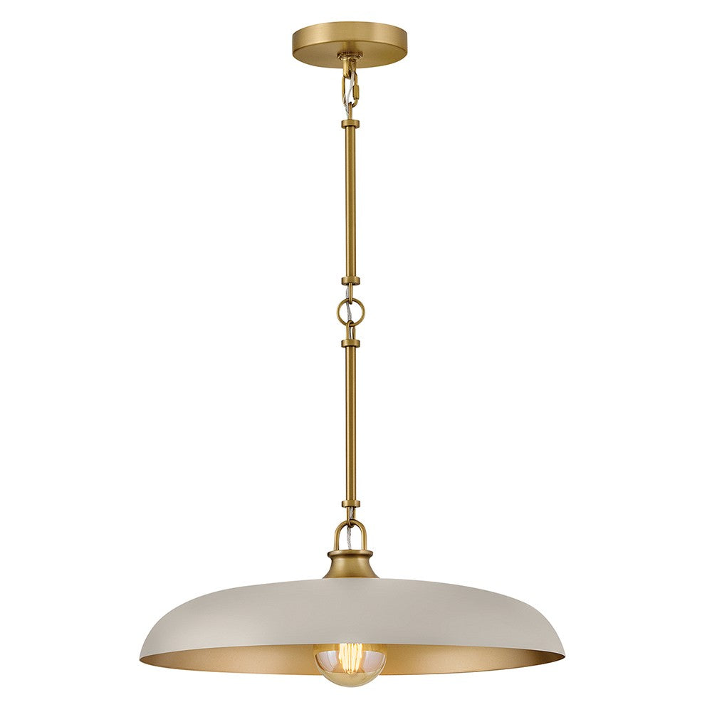 Sadie LED Pendant in Lacquered Brass - available from The Lighting Shoppe, trusted by Canadian homeowners