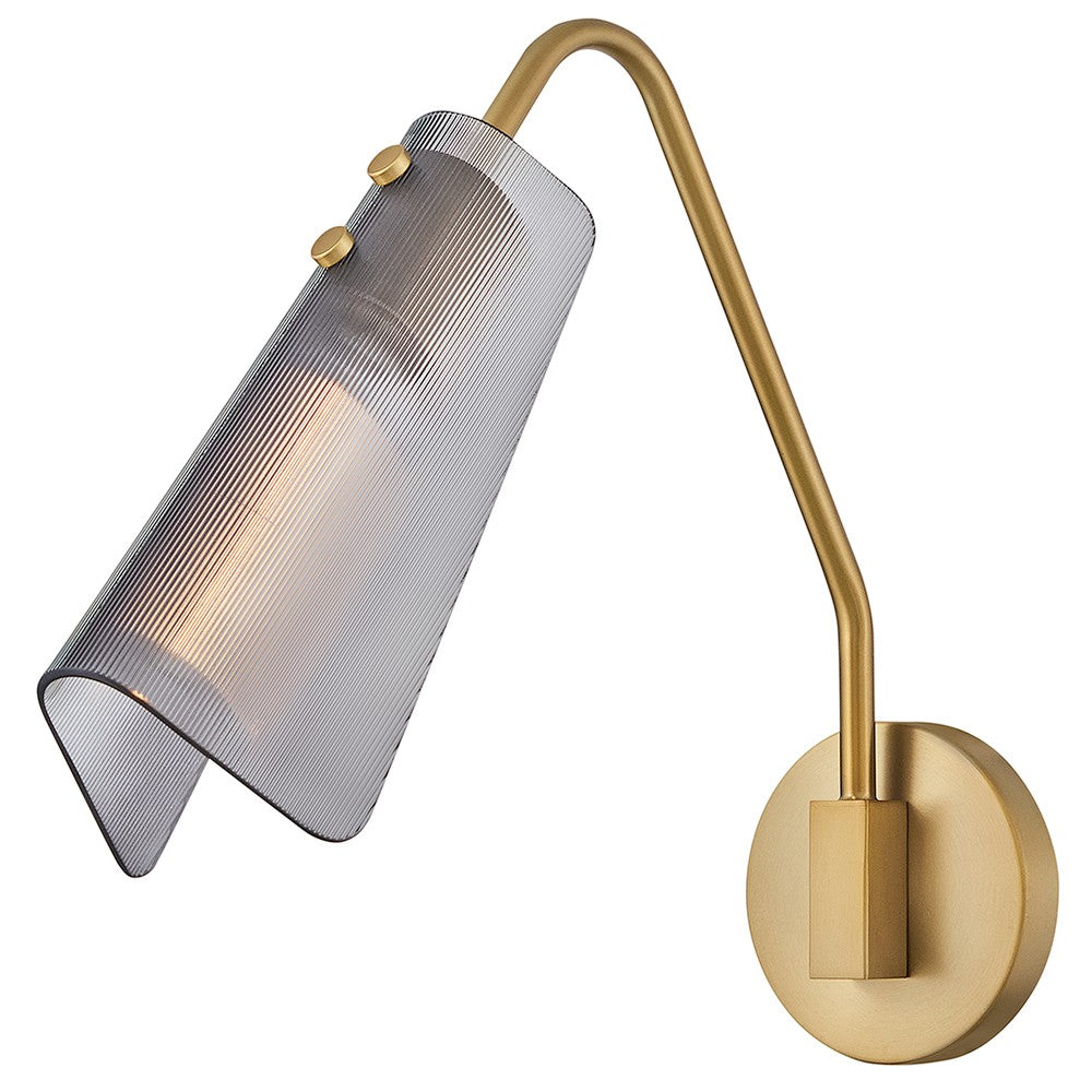 Altman LED Wall Sconce in Lacquered Brass - available from The Lighting Shoppe, trusted by Canadian homeowners