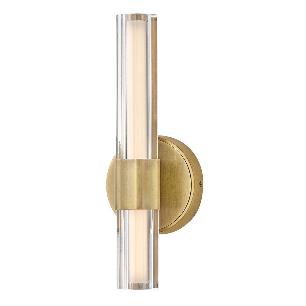 Georgette LED Wall Sconce in Lacquered Brass - available from The Lighting Shoppe, trusted by Canadian homeowners