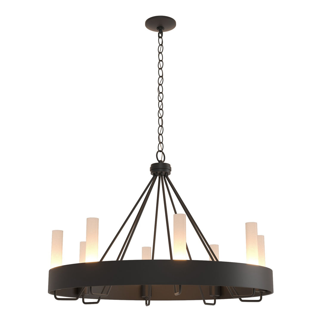 Hubbardton Forge Canada - 105040-SKT-10-FD0611 - Eight Light Chandelier - Banded - Black