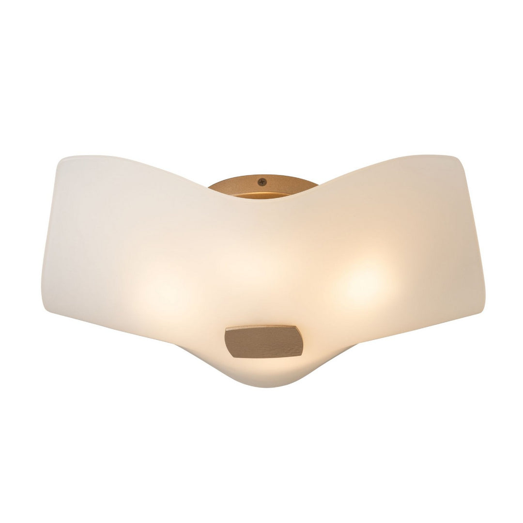 Hubbardton Forge Canada - 121500-SKT-84-FD0834 - Four Light Semi-Flush Mount - Astra - Soft Gold