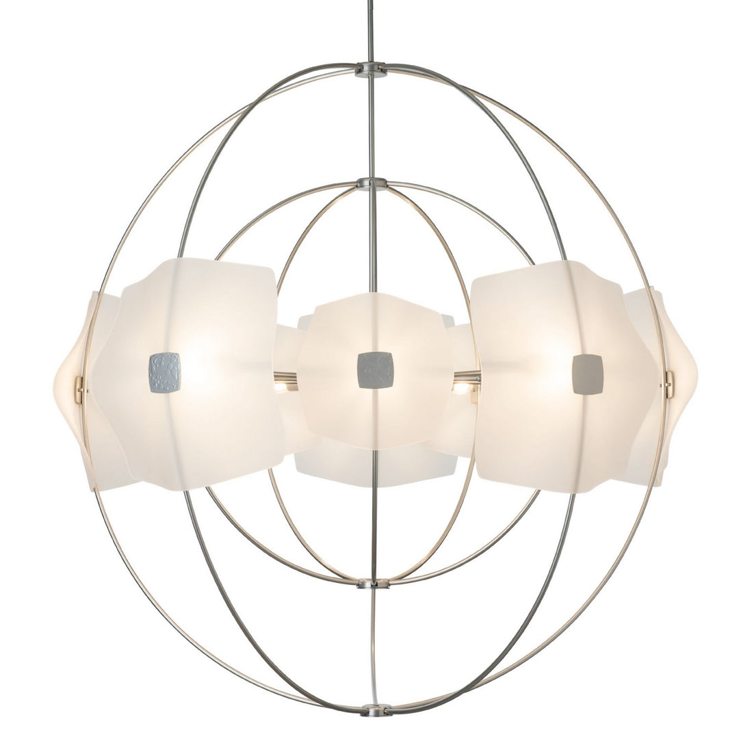 Hubbardton Forge Canada - 131503-SKT-MULT-85-FD0852 - Ten Light Pendant - Astra - Sterling