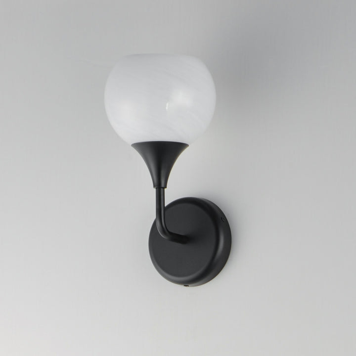 Maxim - 21221MRBK - One Light Wall Sconce - Neve - Black
