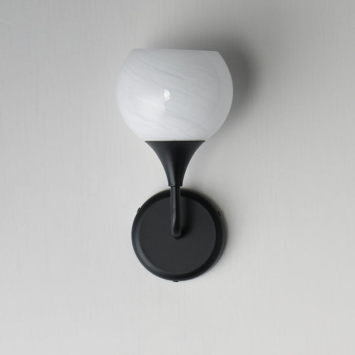 Maxim - 21221MRBK - One Light Wall Sconce - Neve - Black