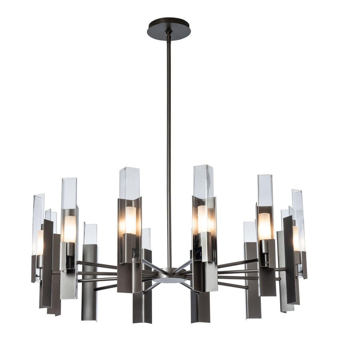 Hubbardton Forge Canada - 132047-SKT-MULT-07-ZM0828 - 12 Light Pendant - Summit - Dark Smoke