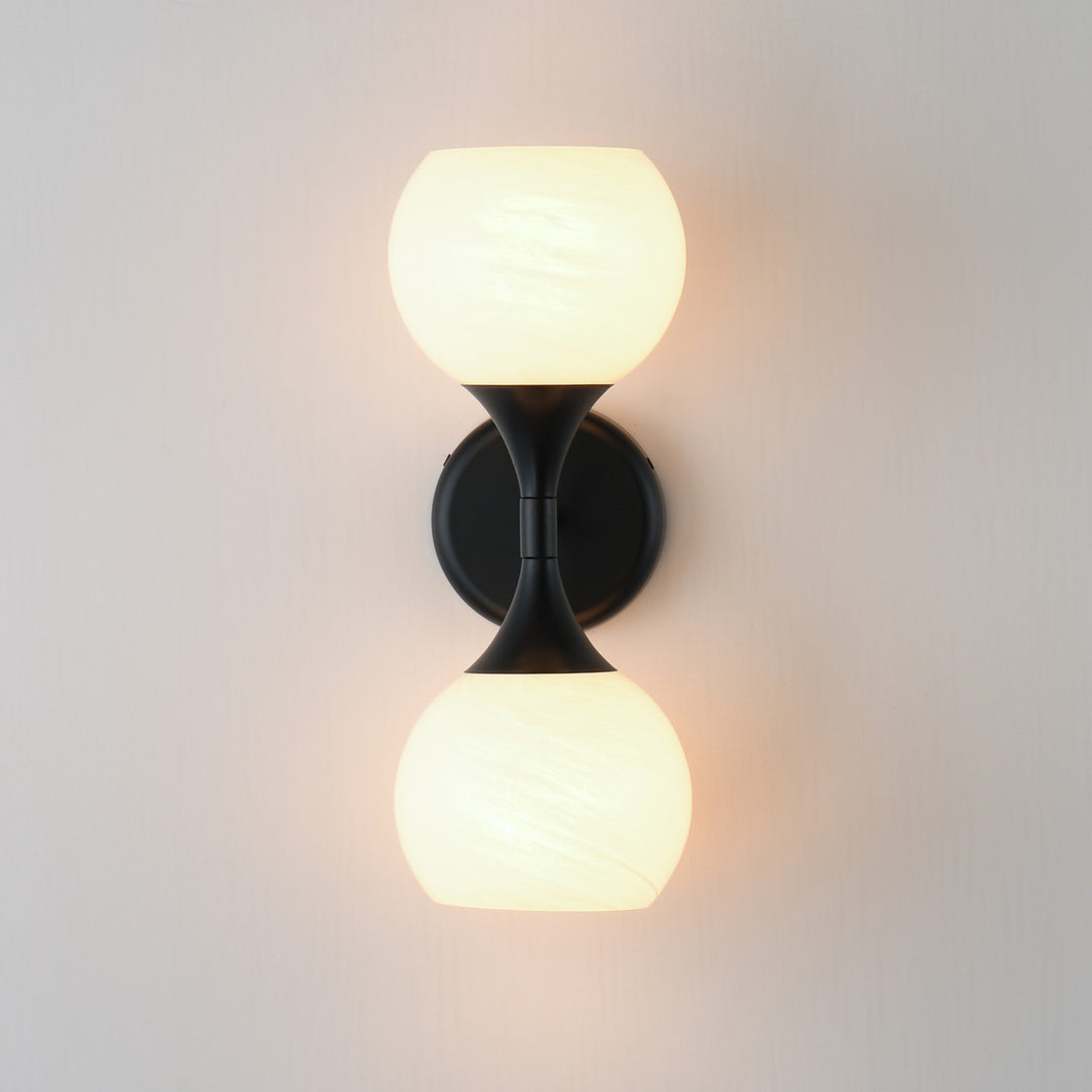 Maxim - 21222MRBK - Two Light Wall Sconce - Neve - Black