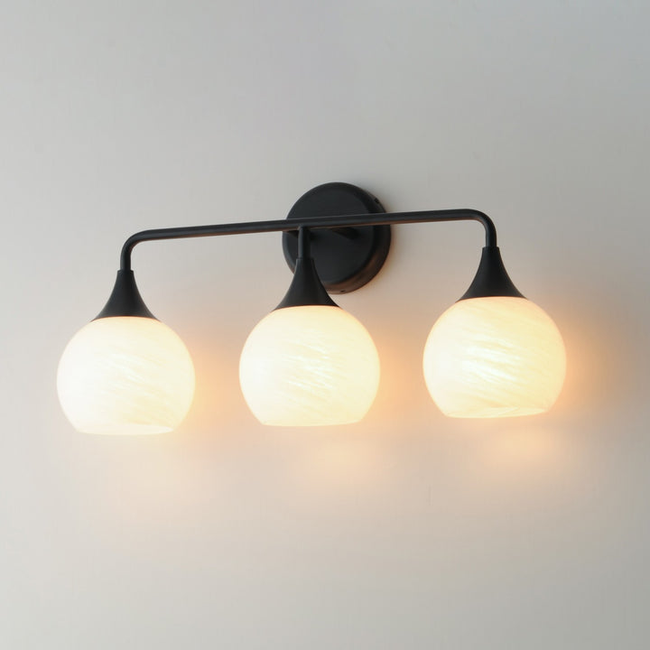 Maxim - 21223MRBK - Three Light Bath Vanity - Neve - Black