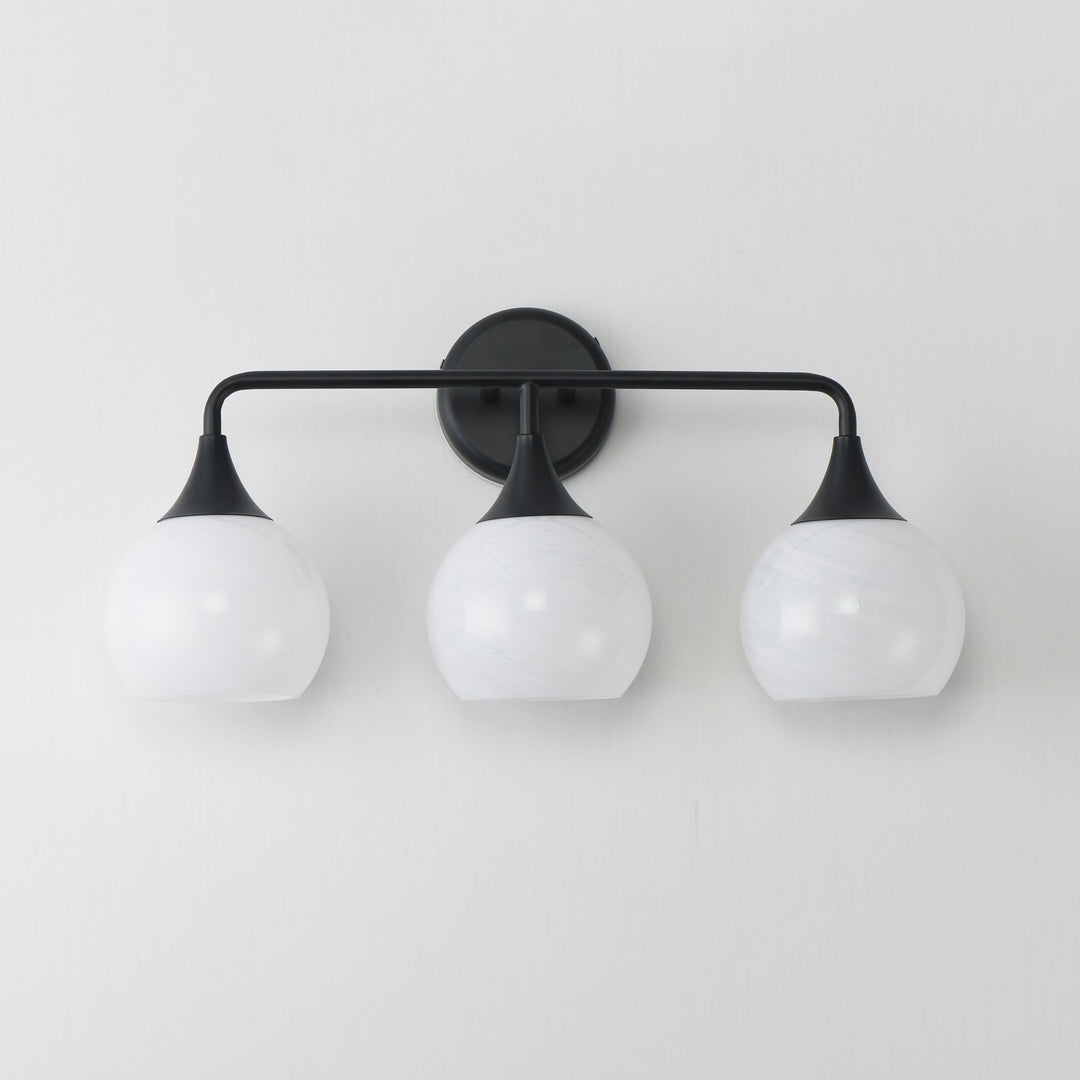 Maxim - 21223MRBK - Three Light Bath Vanity - Neve - Black