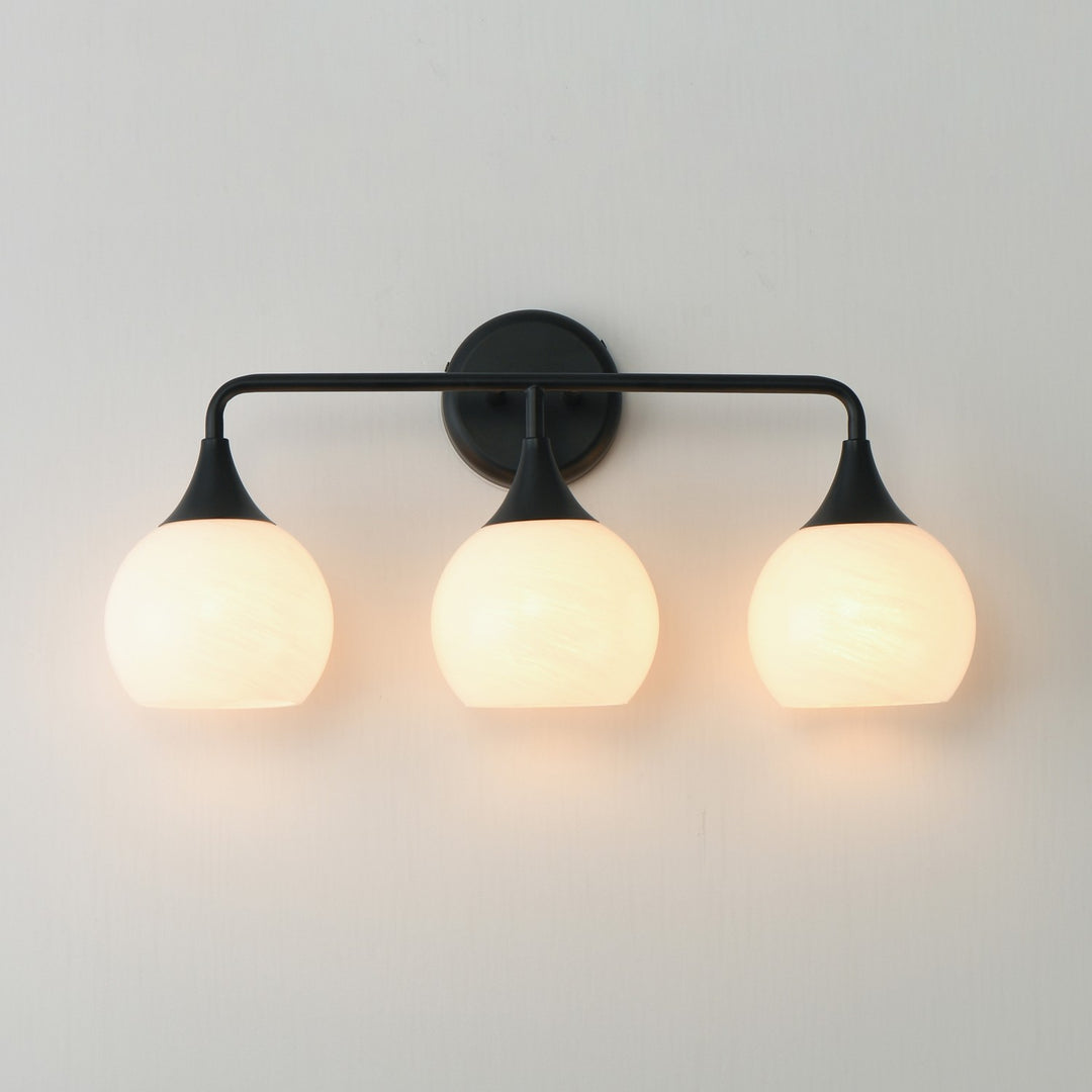 Maxim - 21223MRBK - Three Light Bath Vanity - Neve - Black