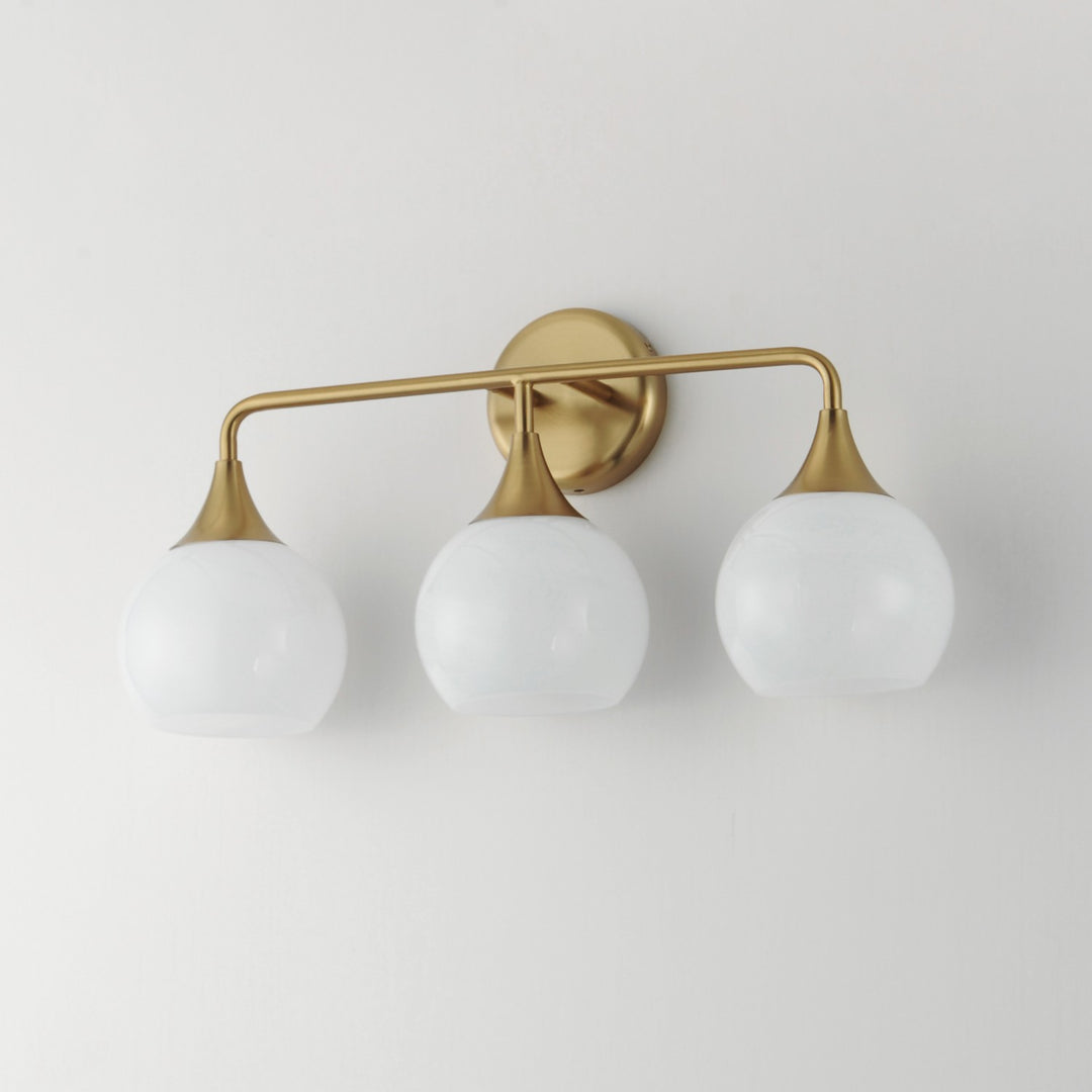 Maxim - 21223MRNAB - Three Light Bath Vanity - Neve - Natural Aged Brass