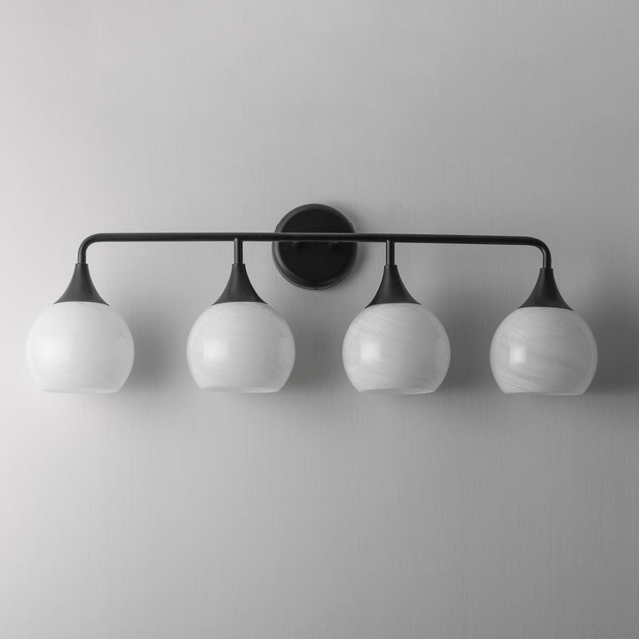 Maxim - 21224MRBK - Four Light Bath Vanity - Neve - Black