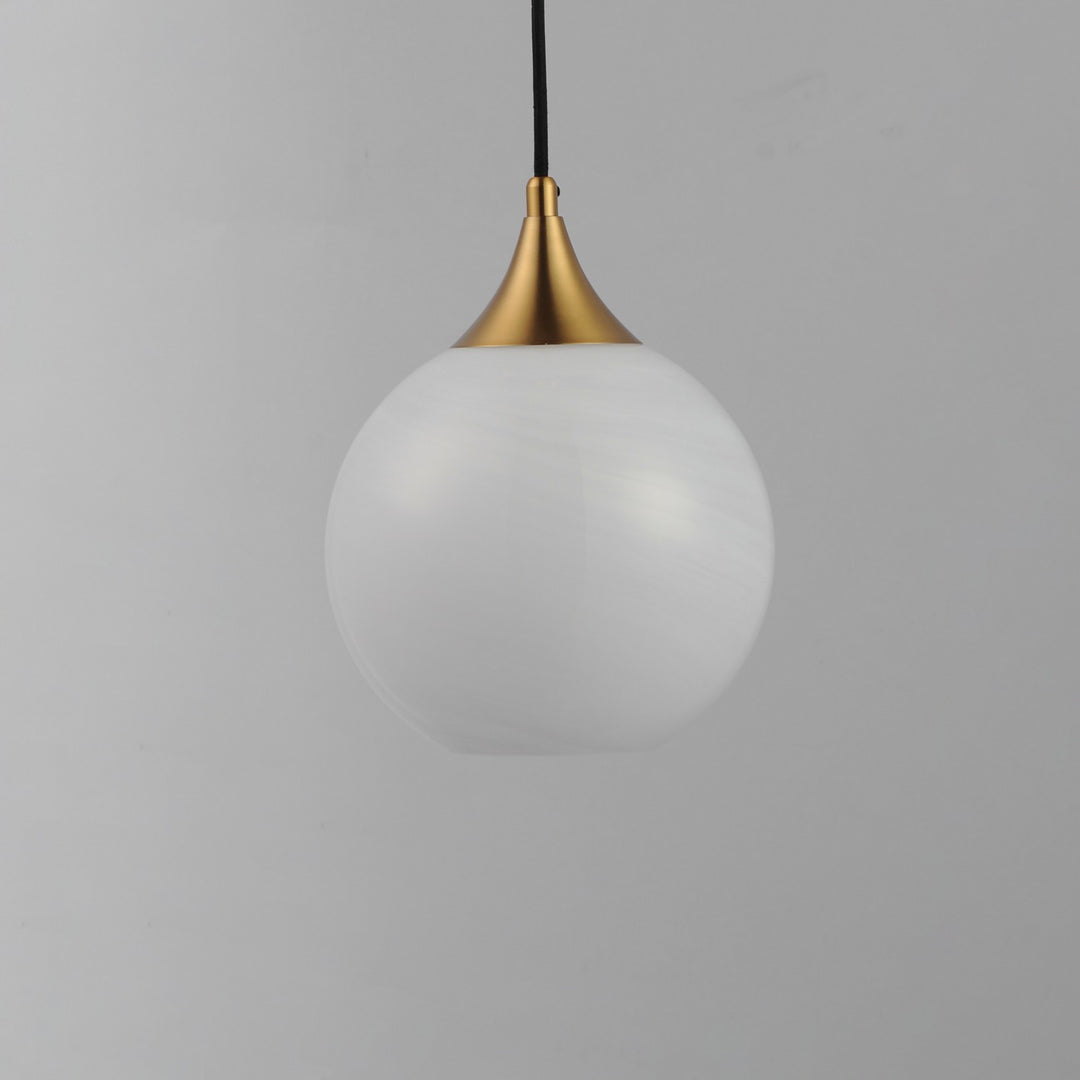 Maxim - 21226MRNAB - One Light Pendant - Neve - Natural Aged Brass