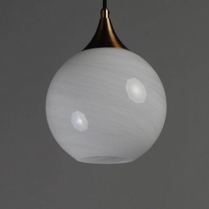 Maxim - 21226MRNAB - One Light Pendant - Neve - Natural Aged Brass