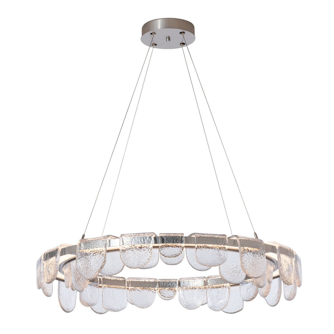 Hubbardton Forge Canada - 139982-LED-STND-85-ZM0846 - LED Pendant - Riverbed - Sterling