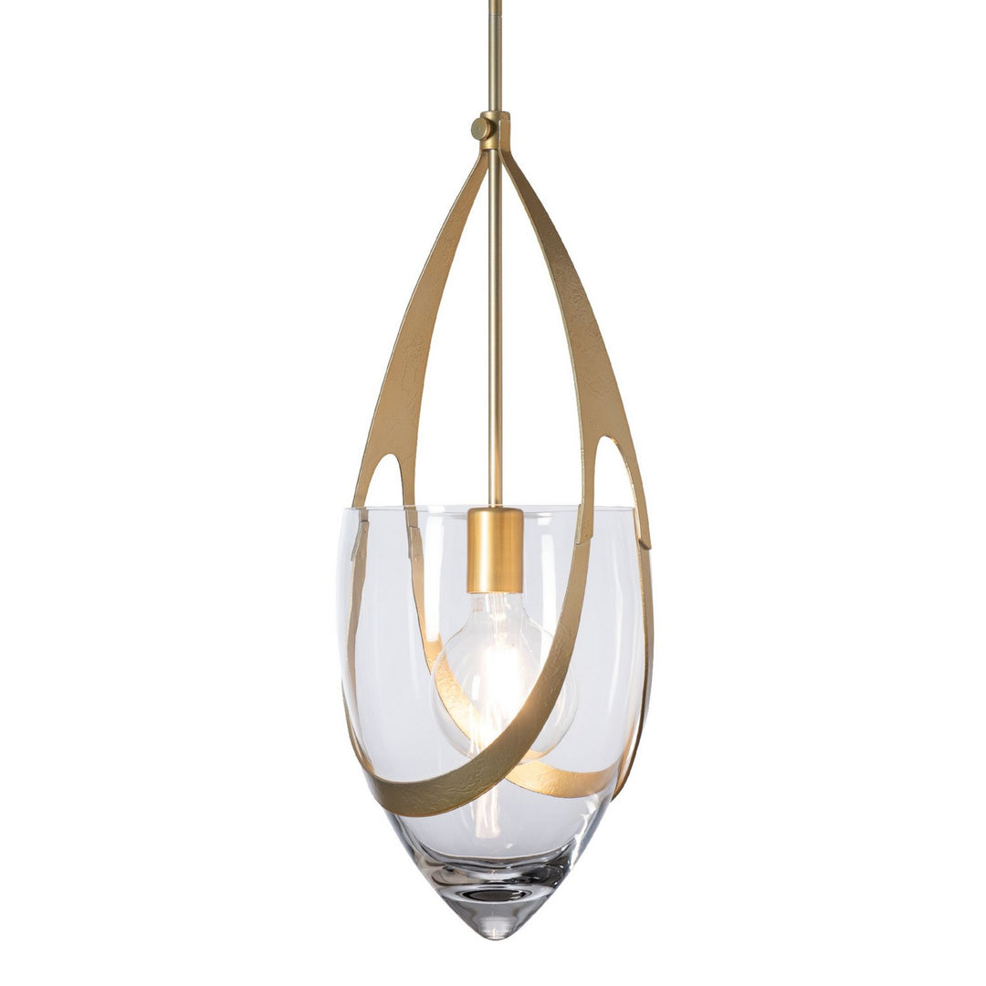 Hubbardton Forge Canada - 187468-SKT-MULT-86-ZM0838 - One Light Pendant - Vaso - Modern Brass