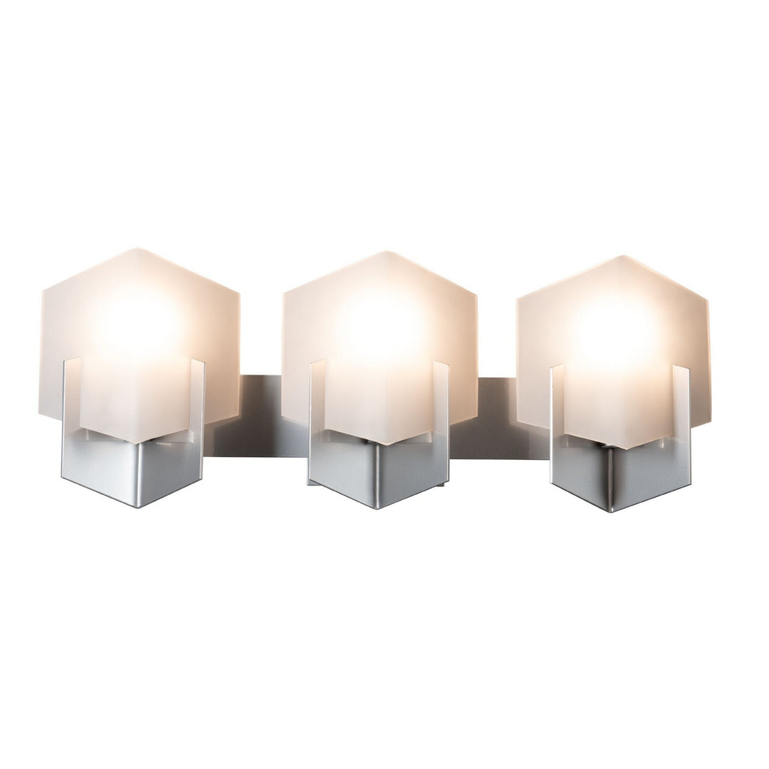 Hubbardton Forge Canada - 201357-SKT-85-GG0816 - Three Light Bath Sconce - Prisma - Sterling