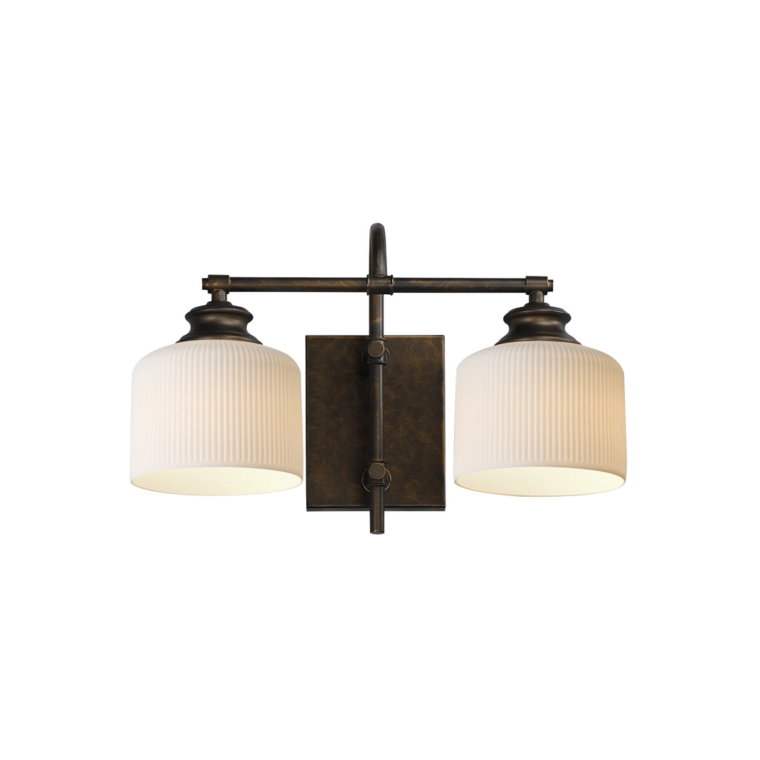 Maxim - 21492WTOI - Two Light Wall Sconce - Bisque - Oil Rubbed Bronze