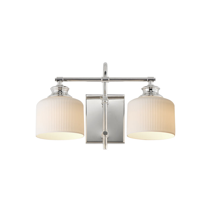 Maxim - 21492WTPN - Two Light Wall Sconce - Bisque - Polished Nickel